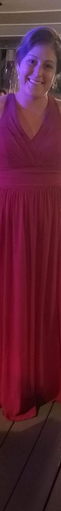 Dark pink bridesmaids dress - Picture 3 of 5